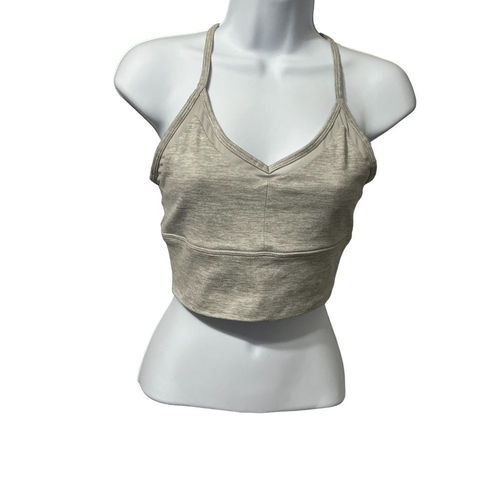 Gaiam Women's Heathered‎ Gray Sports Bra Size Small